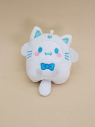 Плюшевый брелок "Kitty emotions", white