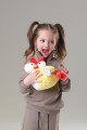 Мягкая игрушка "Crazy chick", yellow, 22 см