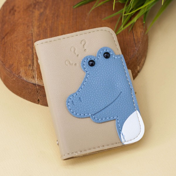 Визитница "Question croc", brown 