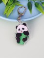 Брелок акриловый iLikeGift "Panda and Bamboo"