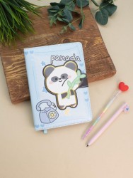 Блокнот (B6) "Hi panda bamboo", blue (18.5*13)