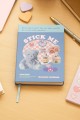 Блокнот (А5) "Bear stick me", blue (14.5*21)