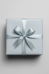 Пленка матовая  однотонная двухсторонняя серо-голубой 48см*10м/50мкр