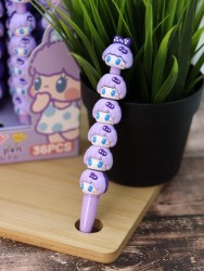 Ручка гелевая "Little sister pig", purple