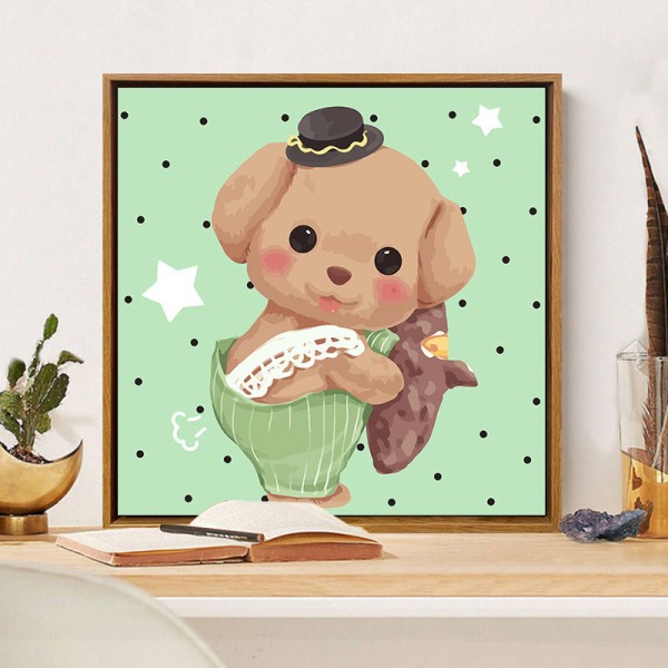 Алмазная мозаика  Draw Me! «Cute bear», (20*20 см) 