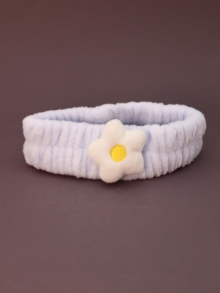 Повязка на голову "Flower", blue 