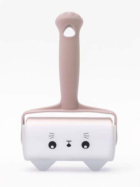 Ролик для чистки одежды в футляре iLikeGift "Сute pink kitty", 10 см*60 листов 