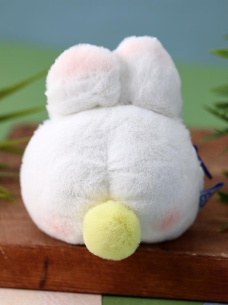 Брелок, кошелёк «Hare face and tail», white 