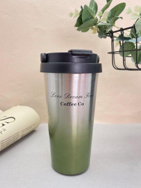 Термокружка "Beautiful", green (500 ml) 