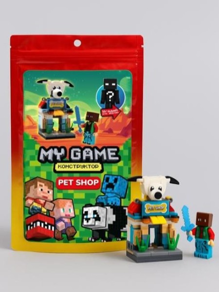 Набор для конструирования "My Game. Pet shop", 108 деталей 