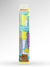 Зубная щётка для взрослых iLikeGift "Tiny Rawr", yellow (10 см)