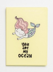 ОБЛОЖКА ДЛЯ ПАСПОРТА «You are my ocean», плотность 560 мкм