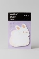 Блок стикер для записей "Hare", purple