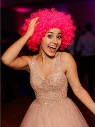 Парик карнавальный "Funny curls", pink