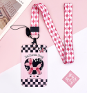 Футляр для карт на ленте "Ballon dog", cell