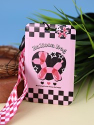Футляр для карт на ленте "Ballon dog", cell
