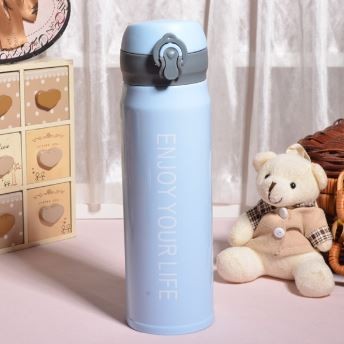B-HS-6700-Z ТЕРМОС "Enjoy Your Life" blue 500ml 