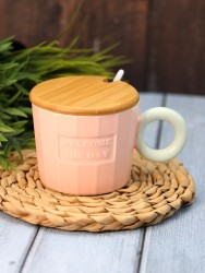 Кружка «Welcome the day», pink (320 ml)