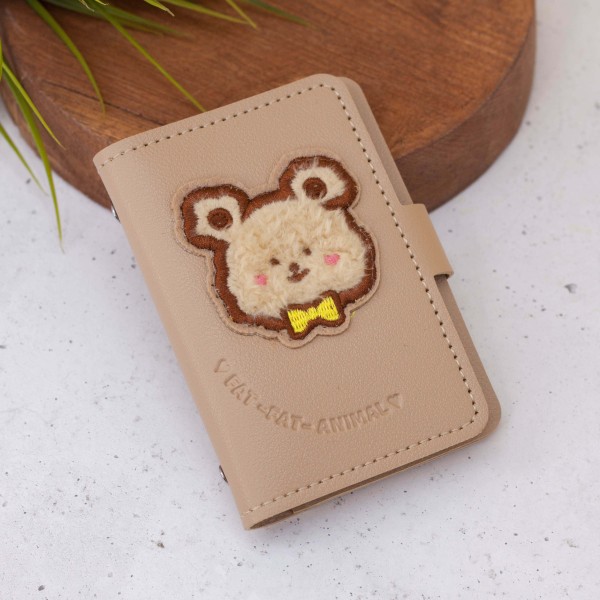 Визитница "Cute bear", brown 