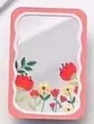 Попсокет "Floral mirror", pink