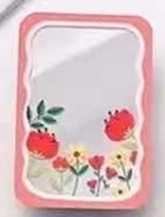 Попсокет "Floral mirror", pink 