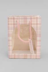 Пакет подарочный «Nice», pink (18*23*10)