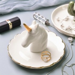 Держатель для украшений "Face unicorn", white
