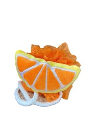 Мочалка - игрушка для душа "Slice of orange"