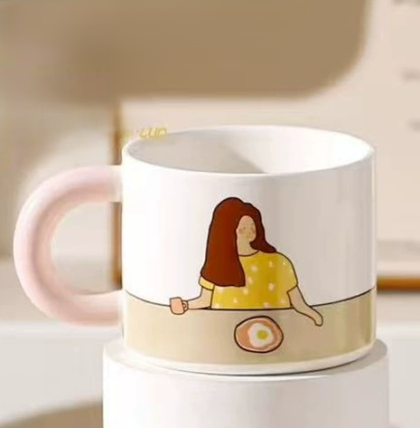 Кружка керамическая  "Breaktime", pink 