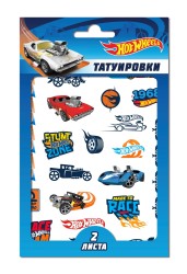 Наклейки - татуировки «Хот Вилс №2», 2 листа (19 х 11,8 см)