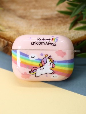 Чехол для AirPods Pro "Rainbow unicorn