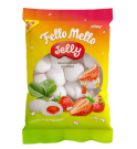 Жевательный зефир c начинкой "FELLO MELLO" JELLY СО ВКУСОМ КЛУБНИКИ, 55 гр