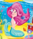 Алмазная мозаика картина стразами "Русалочка 4", 15х20 см