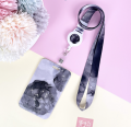 Футляр для карт на ленте "Watercolor fantasies", black