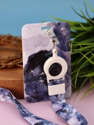 Футляр для карт на ленте "Watercolor fantasies", black