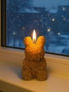 Свеча декоративная "Зайка" (5,5х5,5х9,5см)