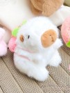 Плюшевый брелок "Peach capybara", white
