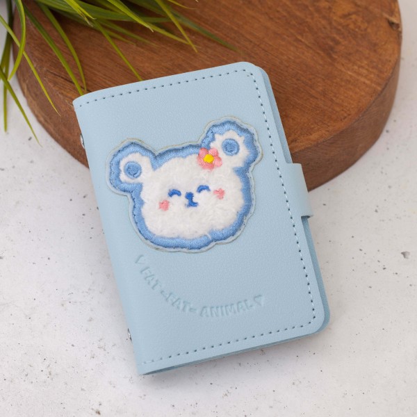 Визитница "Cute bear", blue 