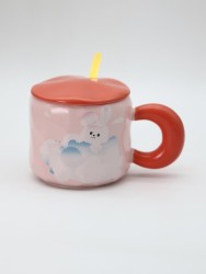 Кружка «Hare in the clouds», orange (450 ml)