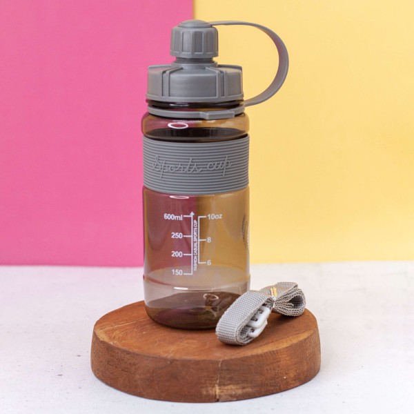Бутылка "Laurel wreath", gray (600 ml) 