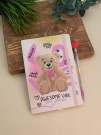 Блокнот (А5) "Bear awesome vibe", beige (14.5*21)