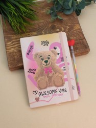 Блокнот (А5) "Bear awesome vibe", beige (14.5*21)