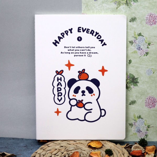 Тетрадь (B5) «Panda happy everyday», play (18.5*26) 