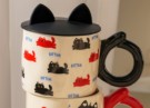 Кружка керамическая «Funny kitten», black (350 мл)
