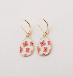 Серьги GIRLY "Orange flower"