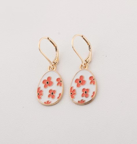 Серьги GIRLY "Orange flower" 