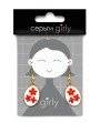Серьги GIRLY "Orange flower"
