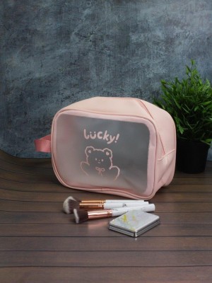 Косметичка "Lucky bear", pink (18х25х11 см)
