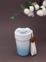 Термокружка "Lovely day", blue (380 ml)