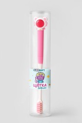 Зубная щётка для взрослых iLikeGift "Cosmonaut smile", pink (21 см)